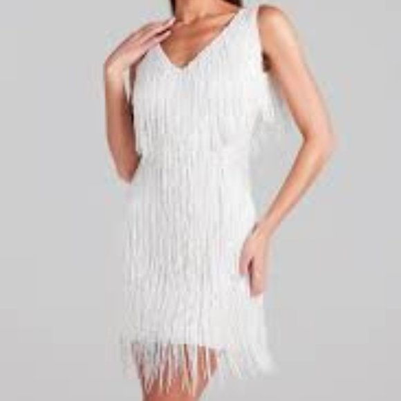 Nadine Merabi Sadie White Dress - Picture 1 of 5